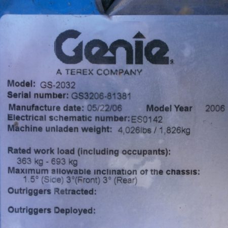 Genie GS-2032