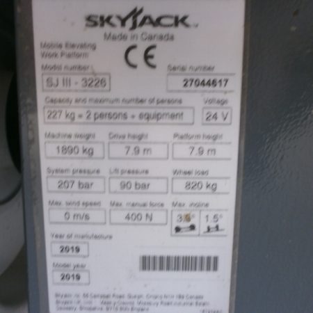 SKYJACK SJ-III3226
